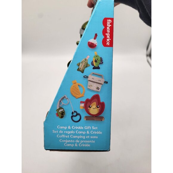 Fisher-Price Mini Me Moments Camp & Crinkle Gift Set 7-Piece Fishing Hiking Toy - Picture 3 of 9